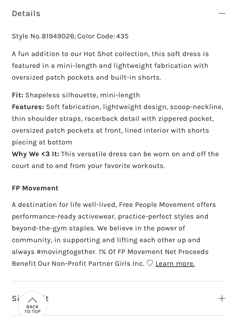 FP Movement by Free People Light Blue Pocket athletic Tank Dress - Picture 3 of 5
